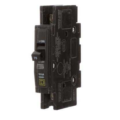 Square D QOU170 Circuit Breaker | 120/240V 70A 1P 10kA@120V Unit Mount QOU Series