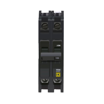 Square D QOU2125 Circuit Breaker | 240V 125A 2P 10kA@240V QOU Series
