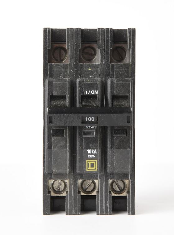 Square D QOU3100 Circuit Breaker | 240V 100A 3P 10kA@240V Unit Mount QOU Series