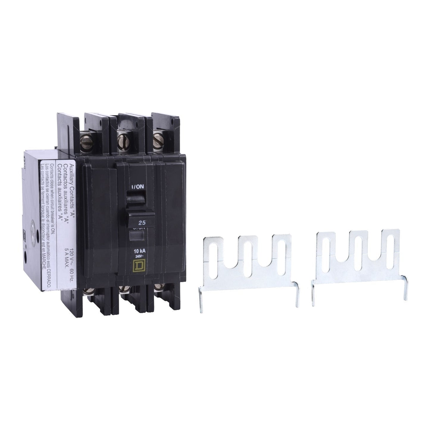 Square D QOU3501200 Circuit Breaker | 240V 50A 3P 10kA@240V Bolt-On QOU Series