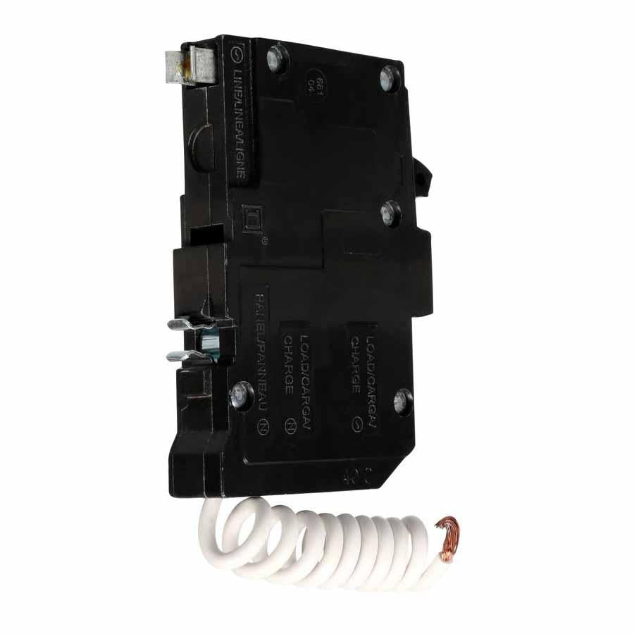 Square D QO120GFI Circuit Breaker 120V 20A 1P 10kA@120V Plug-In QO Series