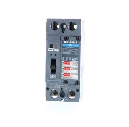 Siemens QR22B250 Circuit Breaker | 240V 250A 2P 10kA@240V Bolt-On QR Series