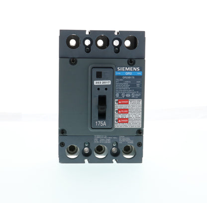 Siemens QR23B175 Circuit Breaker | 240V 175A 3P 10kA@240V Bolt-On QR Series