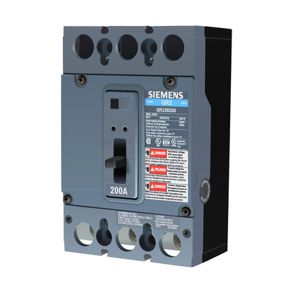 Siemens QR23B200 Circuit Breaker | 240V 200A 3P 10kA@240V Bolt-On QR Series