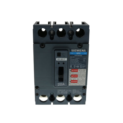 Siemens QR23B200 Circuit Breaker | 240V 200A 3P 10kA@240V Bolt-On QR Series