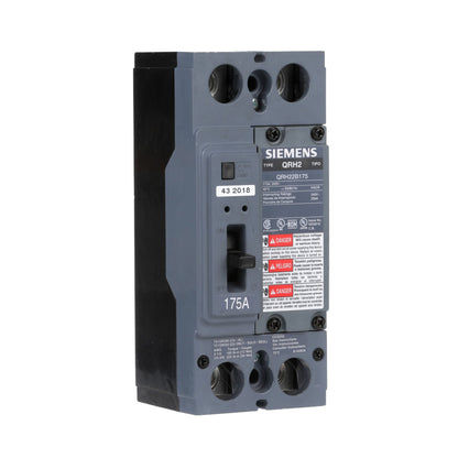Siemens QRH22B175L Circuit Breaker | 240V 175A 2P 25kA@240V Feed-Thru QR Series