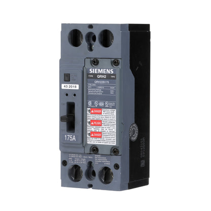 Siemens QRH22B175L Circuit Breaker | 240V 175A 2P 25kA@240V Feed-Thru QR Series