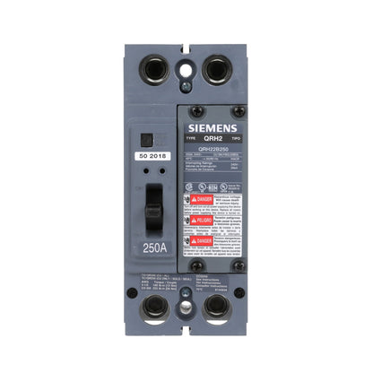 Siemens QRH22B250L Circuit Breaker | 240V 250A 2P 25kA@240V Feed-Thru QR Series