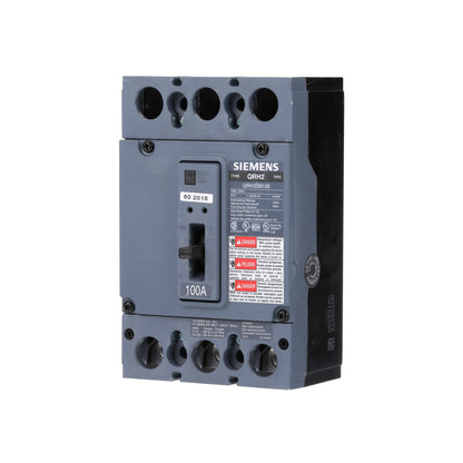 Siemens QRH23B100 Circuit Breaker | 240V 100A 3P 25kA@240V Bolt-On QR Series