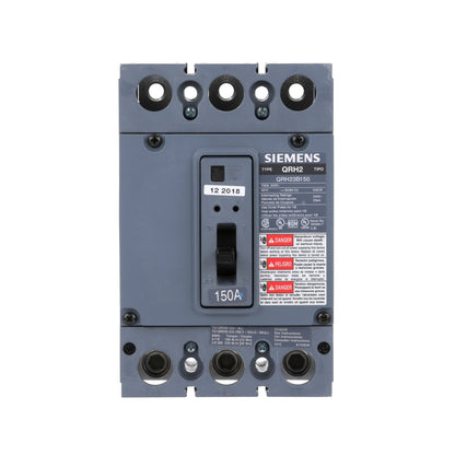Siemens QRH23B150 Circuit Breaker | 240V 150A 3P 25kA@240V Bolt-On QR Series