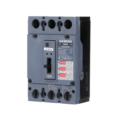 Siemens QRH23B150 Circuit Breaker | 240V 150A 3P 25kA@240V Bolt-On QR Series