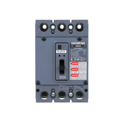 Siemens QRH23B250 Circuit Breaker | 240V 250A 3P 25kA@240V Bolt-On QR Series