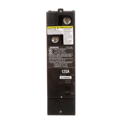 Siemens QS2125HH Circuit Breaker | 240V 125A 2P 65kA@240V Plug-In Power Mod