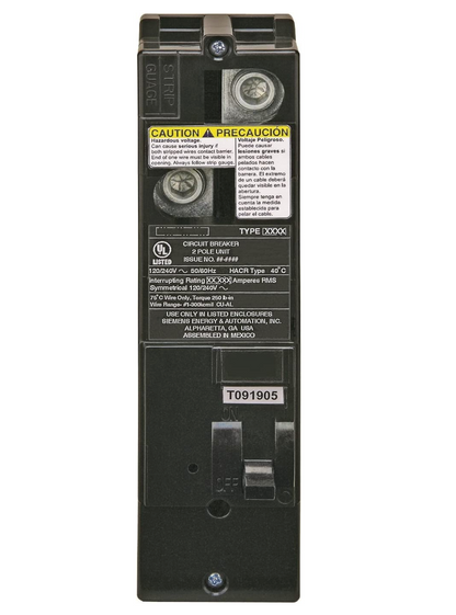 QS2175 - SIemens Plug-In 175 Amp 2 Pole Circuit Breaker - Essential Electric Supply