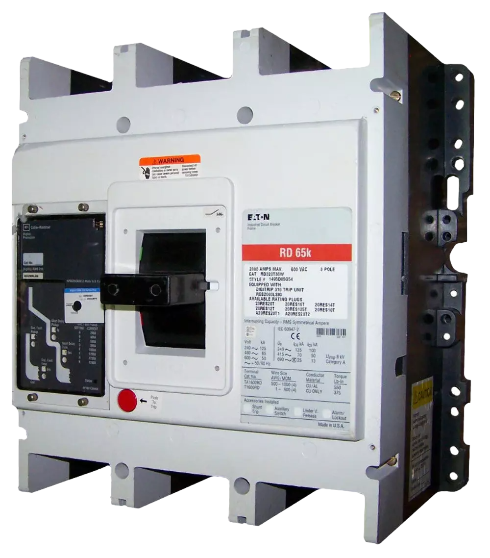 Cutler Hammer RD320T32W Circuit Breaker | Series C RD 600V 2000A