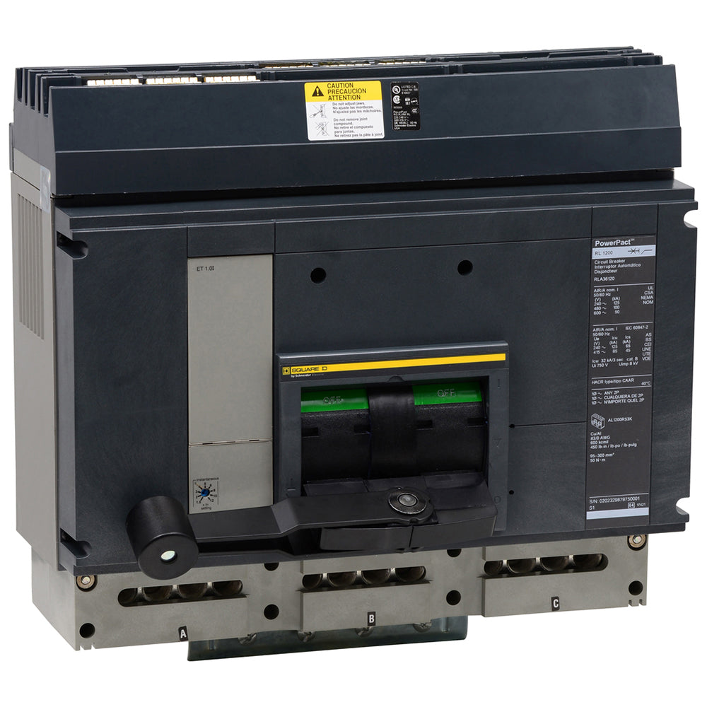 Schneider Electric RGA36120CU31A Circuit Breaker | 600V 1200A