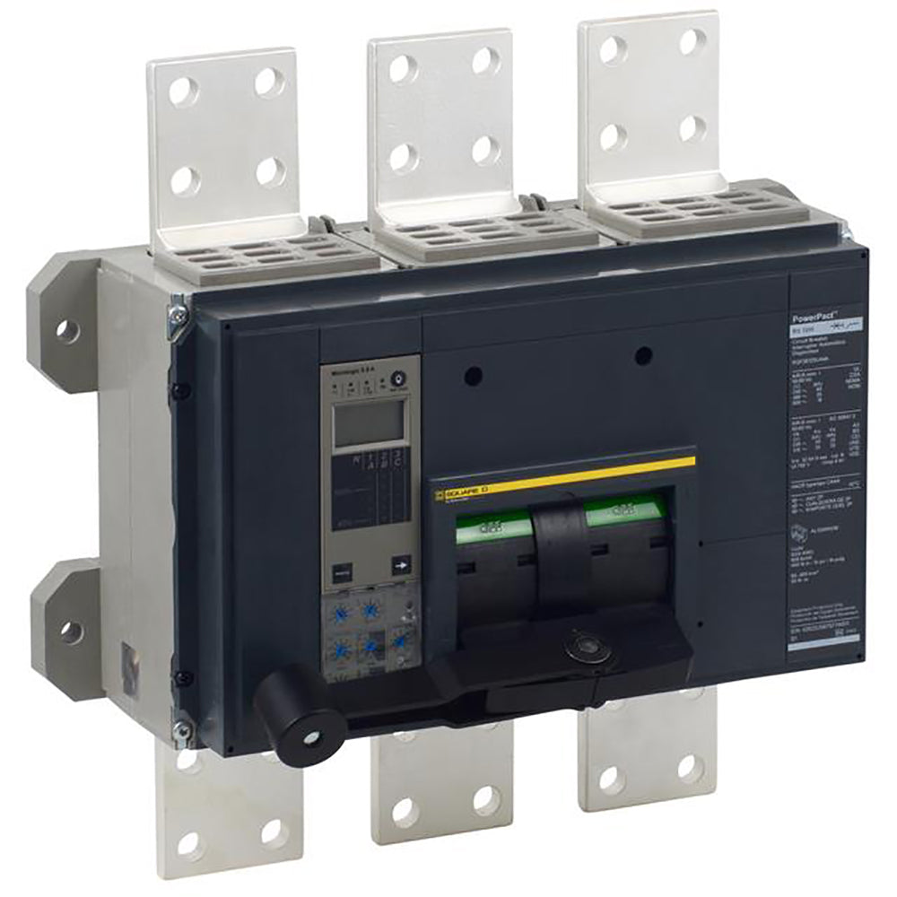 Square D RKF36160U43A Circuit Breaker | 600V 1600A 3P 65kA@480V Bolt-On Powerpact