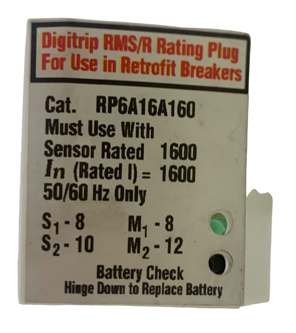 RP6A16A160  Cutler Hammer  Circuit Breaker Rating Plugs - Essential Electric Supply