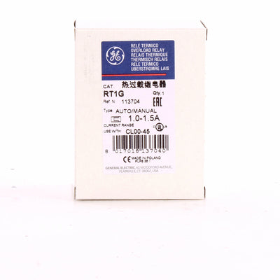 General Electric RT1G Motor Control | 1.5A