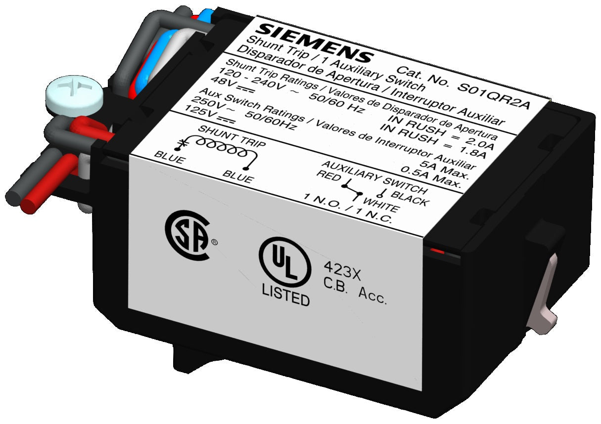 Siemens S01QR2 Circuit Breaker Shunt Trip