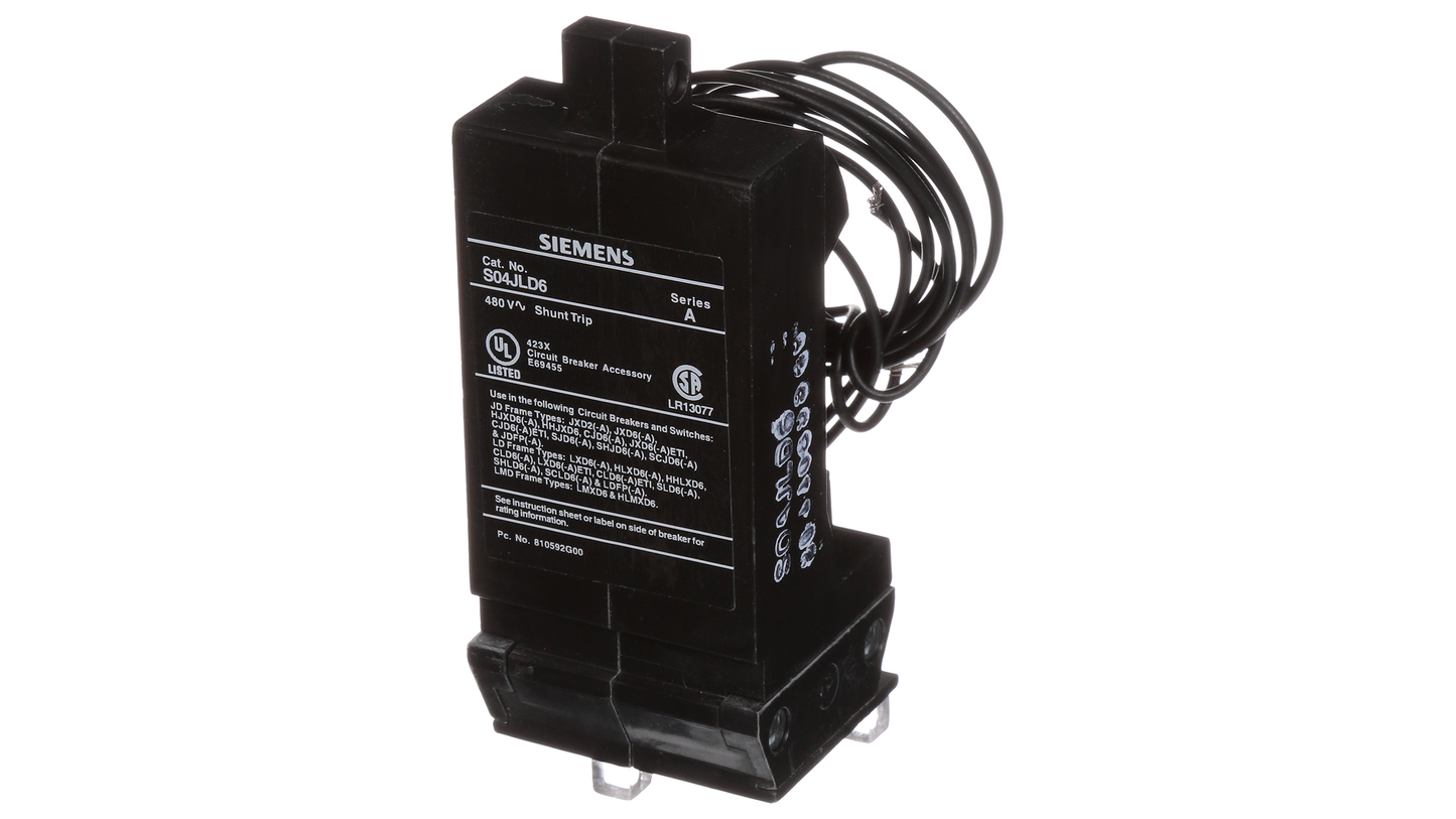 S15JLD6 - Siemens Circuit Breaker Shunt Trip 277/277V - Essential Electric Supply
