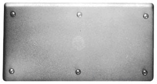 Crouse-Hinds S1004G Blank Cover Feraloy Iron Alloy Four-Gang Configuration S Series