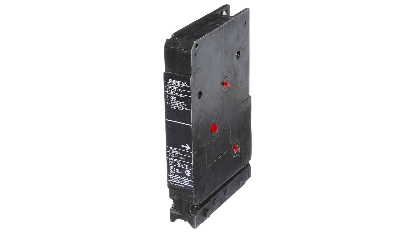 Siemens S11ED62A Circuit Breaker Shunt Trip 125V Sentron Series