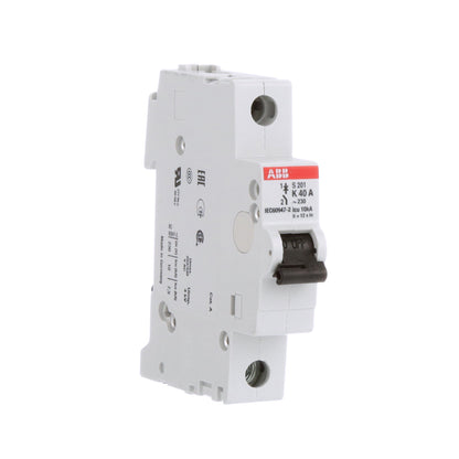 ABB S201-K40 Circuit Breaker | 277V 40A 1P 6kA@277V Feed-Thru S 200 Series