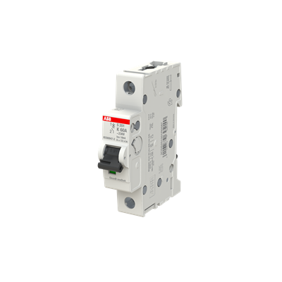ABB S201-K60 Circuit Breaker | 277V 60A 1P 6kA@277V Feed-Thru S 200 Series