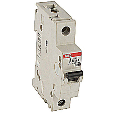 ABB S201-K63 Circuit Breaker | 277V 63A 1P 6kA@277V Feed-Thru S 200 Series
