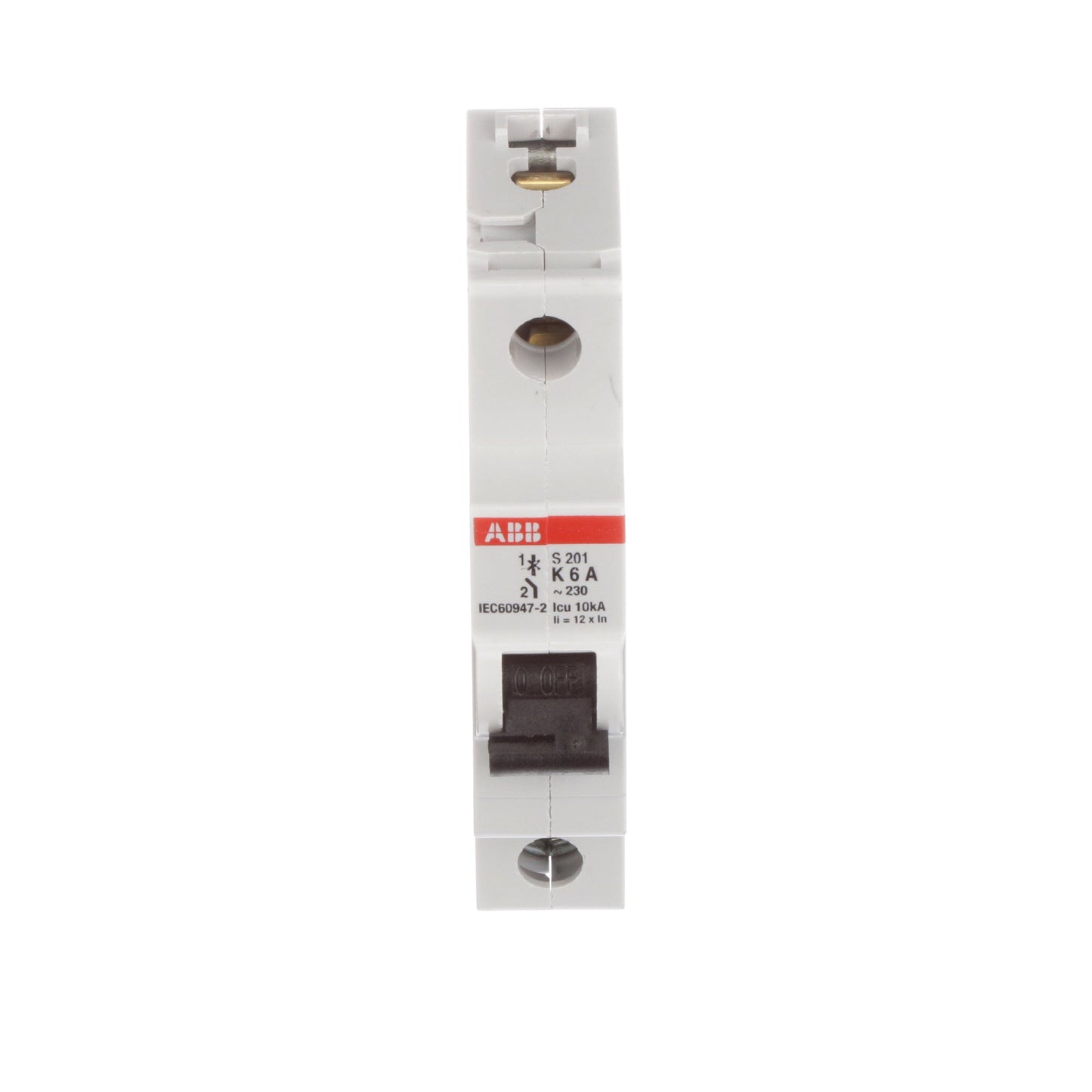 ABB S201-K6 Circuit Breaker | 277V 6A 1P 6kA@277V Feed-Thru S 200 Series