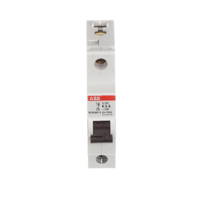 ABB S201-K6 Circuit Breaker | 277V 6A 1P 6kA@277V Feed-Thru S 200 Series