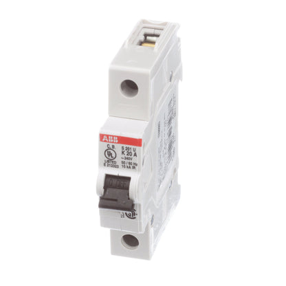ABB S201U-K20 Circuit Breaker | 240V 20A 1P 10kA@240V Bolt-On S 200 U Series