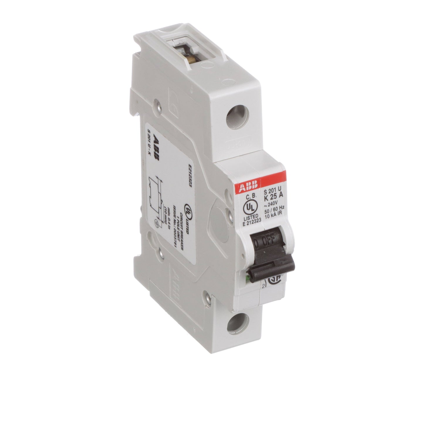 ABB S201U-K25 Circuit Breaker | S 200 U Series S201U-K 240V 25A