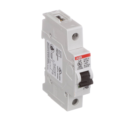 ABB S201U-K3 Circuit Breaker | 240V 3A 1P 10kA@240V Bolt-On S 200 U Series