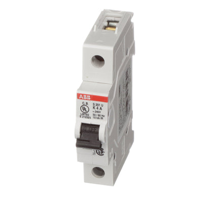 ABB S201U-K4 Circuit Breaker | 240V 4A 1P 10kA@240V Bolt-On S 200 U Series