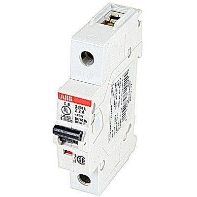 ABB S201U-Z2 Circuit Breaker | 240V 2A 1P 10kA@240V Feed-Thru S 200 U Series