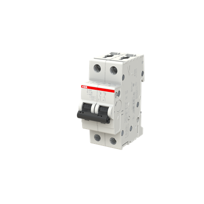 ABB S202-C1.6 Circuit Breaker | 480V 1.6A 2P 6kA@480V Feed-Thru S 200 Series