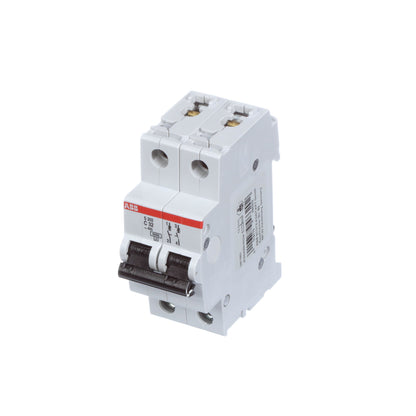 ABB S202-C32 Circuit Breaker | 480V 32A 2P 6kA@480V Feed-Thru S 200 Series
