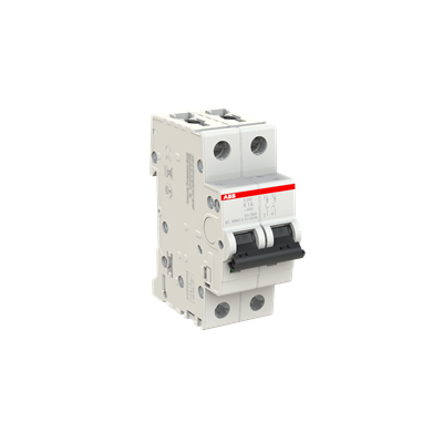 ABB S202-K1 Circuit Breaker | 480V 1A 2P 6kA@480V Feed-Thru S 200 Series