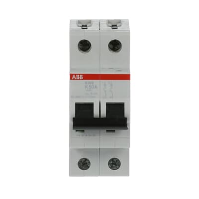 ABB S202-K50 Circuit Breaker | 480V 50A 2P 6kA@480V Feed-Thru S 200 Series