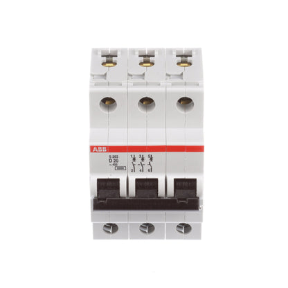 ABB S203-D20 Circuit Breaker | 480V 20A 3P 6kA@480V Feed-Thru S200