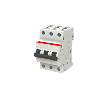 ABB S203-K1.6 Circuit Breaker | 480V 1.6A 3P 6kA@480V Feed-Thru S 200 Series