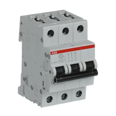 ABB S203-K20 Circuit Breaker | 480V 20A 3P 6kA@480V Feed-Thru S 200 Series