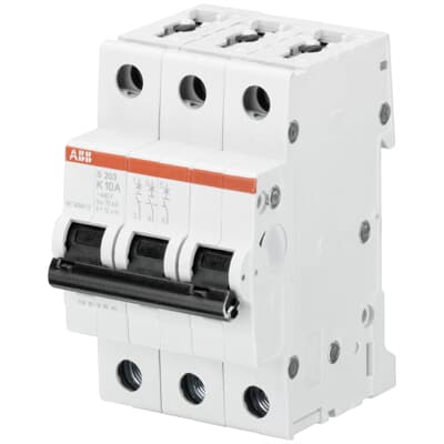 ABB S203-K30 Circuit Breaker | 480V 30A 3P 6kA@480V Feed-Thru S200