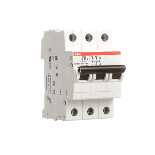 ABB S203-K40 Circuit Breaker | 480V 40A 3P 6kA@480V Feed-Thru S 200 Series