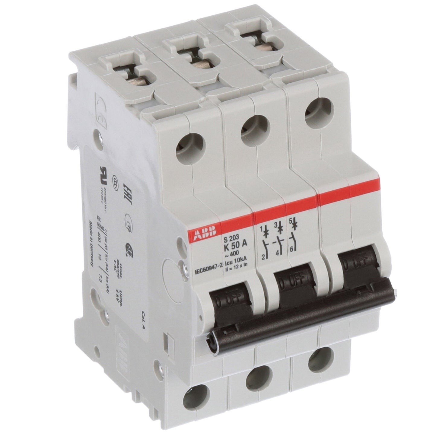 ABB S203-K50 Circuit Breaker | 480V 50A 3P 6kA@480V Feed-Thru