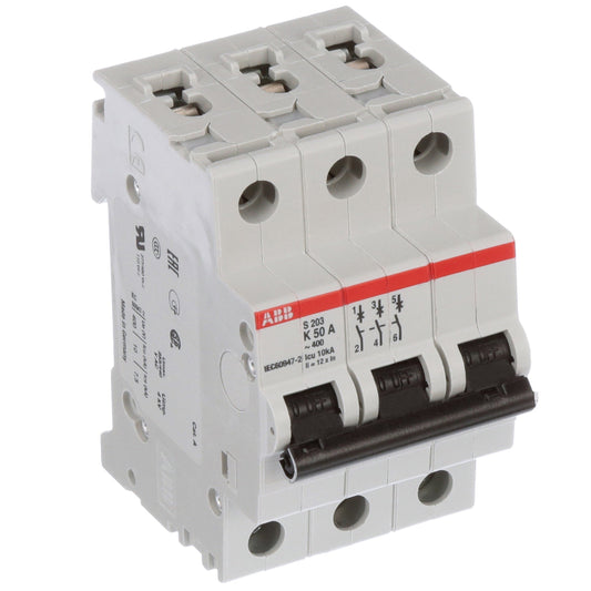 ABB S203-K50 Circuit Breaker | 480V 50A 3P 6kA@480V Feed-Thru