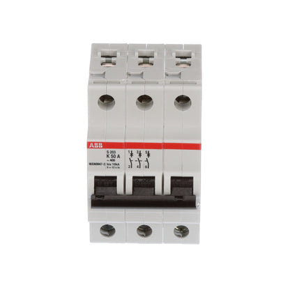 ABB S203-K50 Circuit Breaker | 480V 50A 3P 6kA@480V Feed-Thru