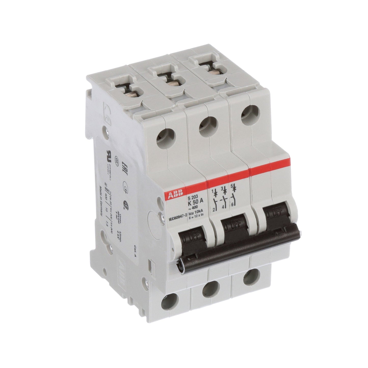 ABB S203-K50 Circuit Breaker | 480V 50A 3P 6kA@480V Feed-Thru